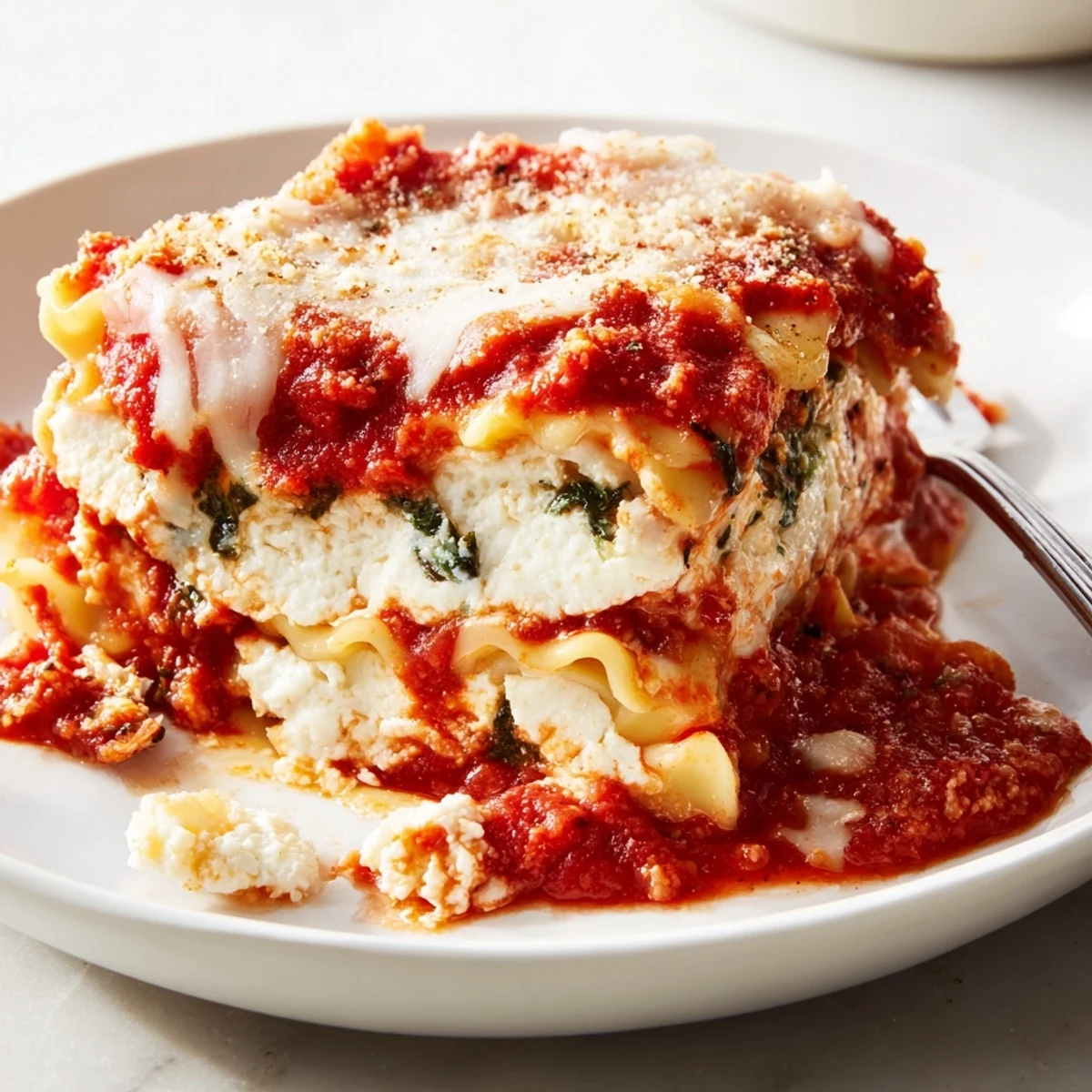 Crockpot Ravioli Lasagna Cheese