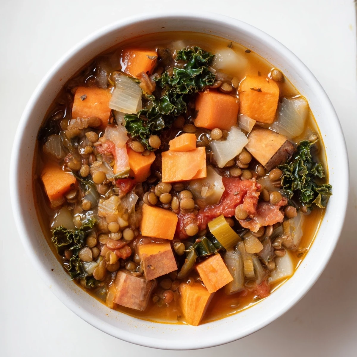 Winter Vegetable Lentil Soup