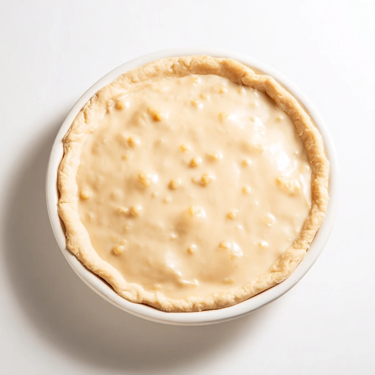 Golden-crusted Water Pie with a creamy, jiggly center, perfect for a vintage dessert experience.