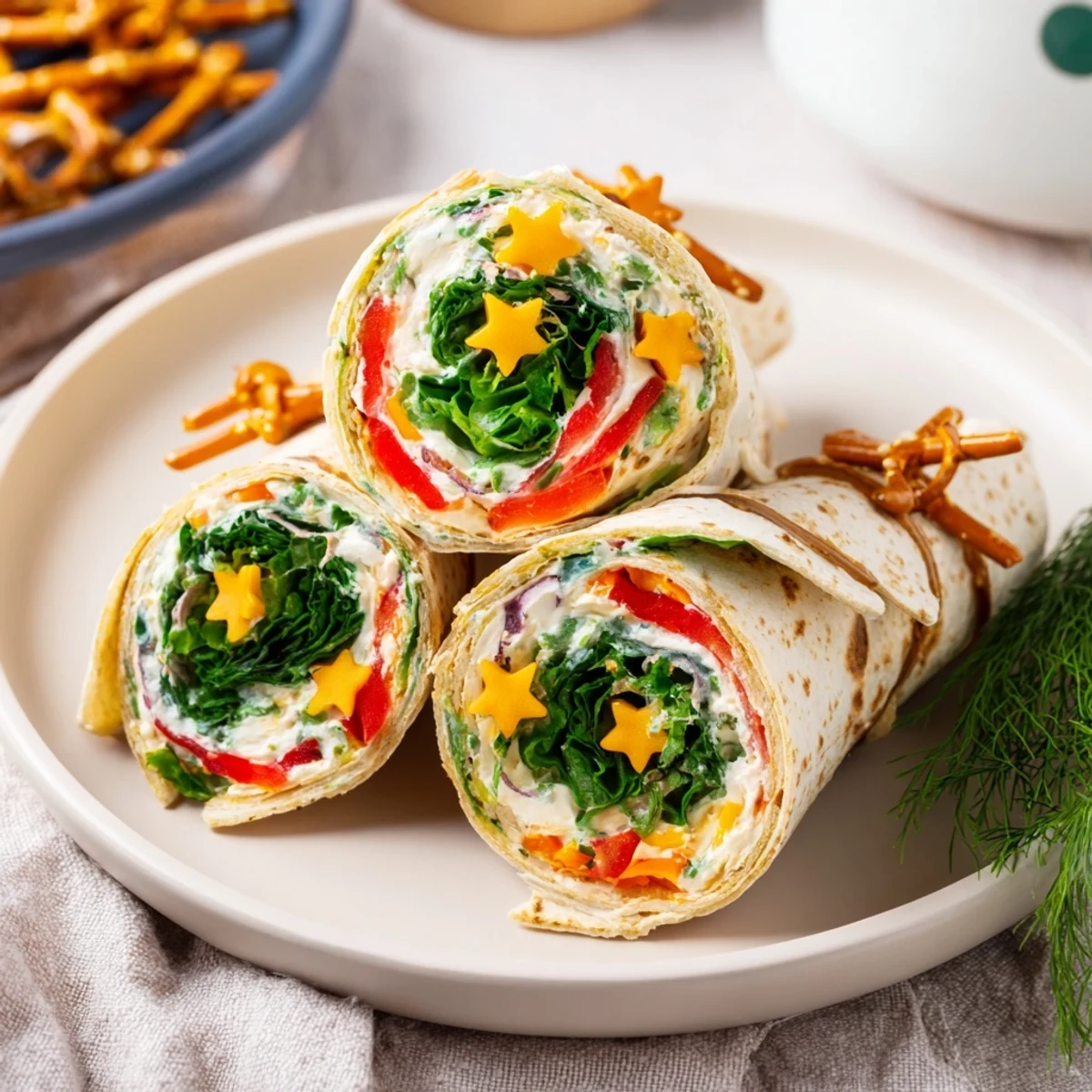 Air Fryer Christmas Tree Wraps