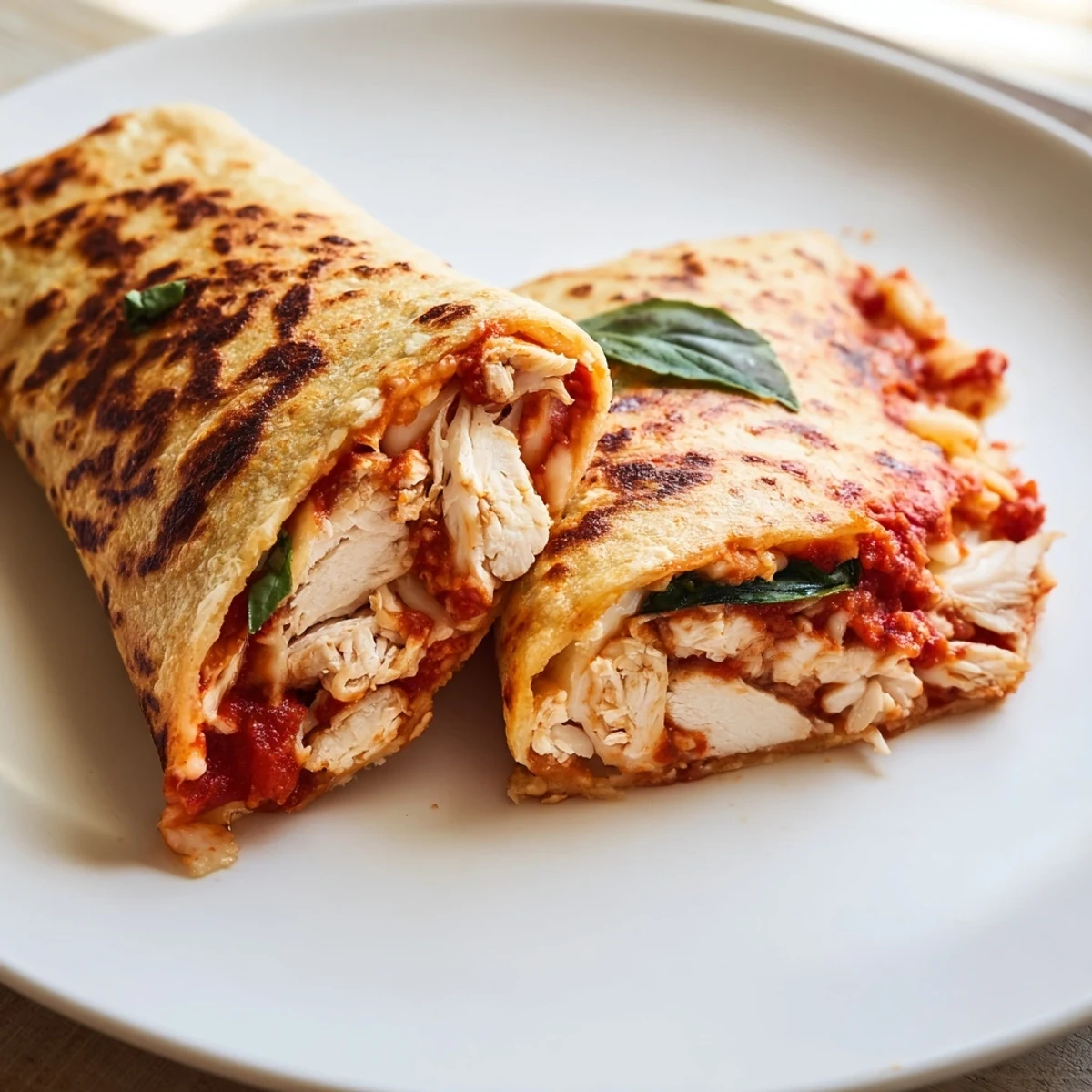 Tortilla Pizza Wrap Chicken