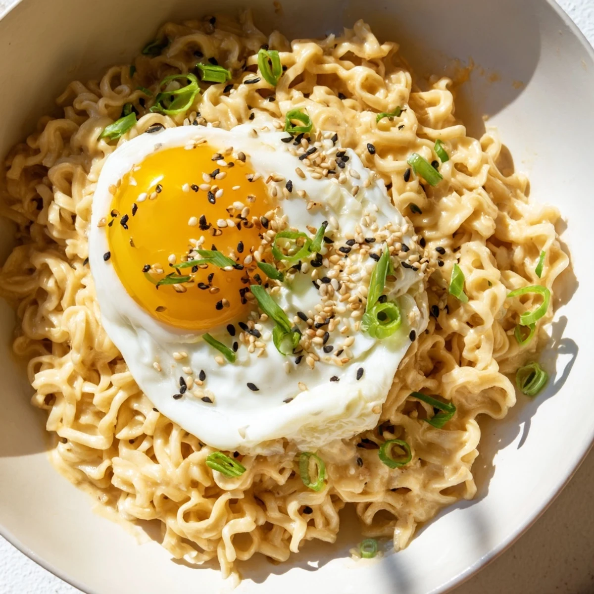 Rich and comforting: savor the savory flavors of this Instant Cheese Ramen recipe, perfect for a quick lunch.