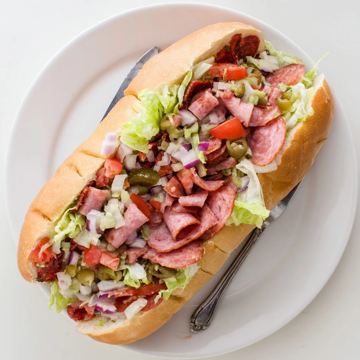 Chopped Italian Grinder Sandwich