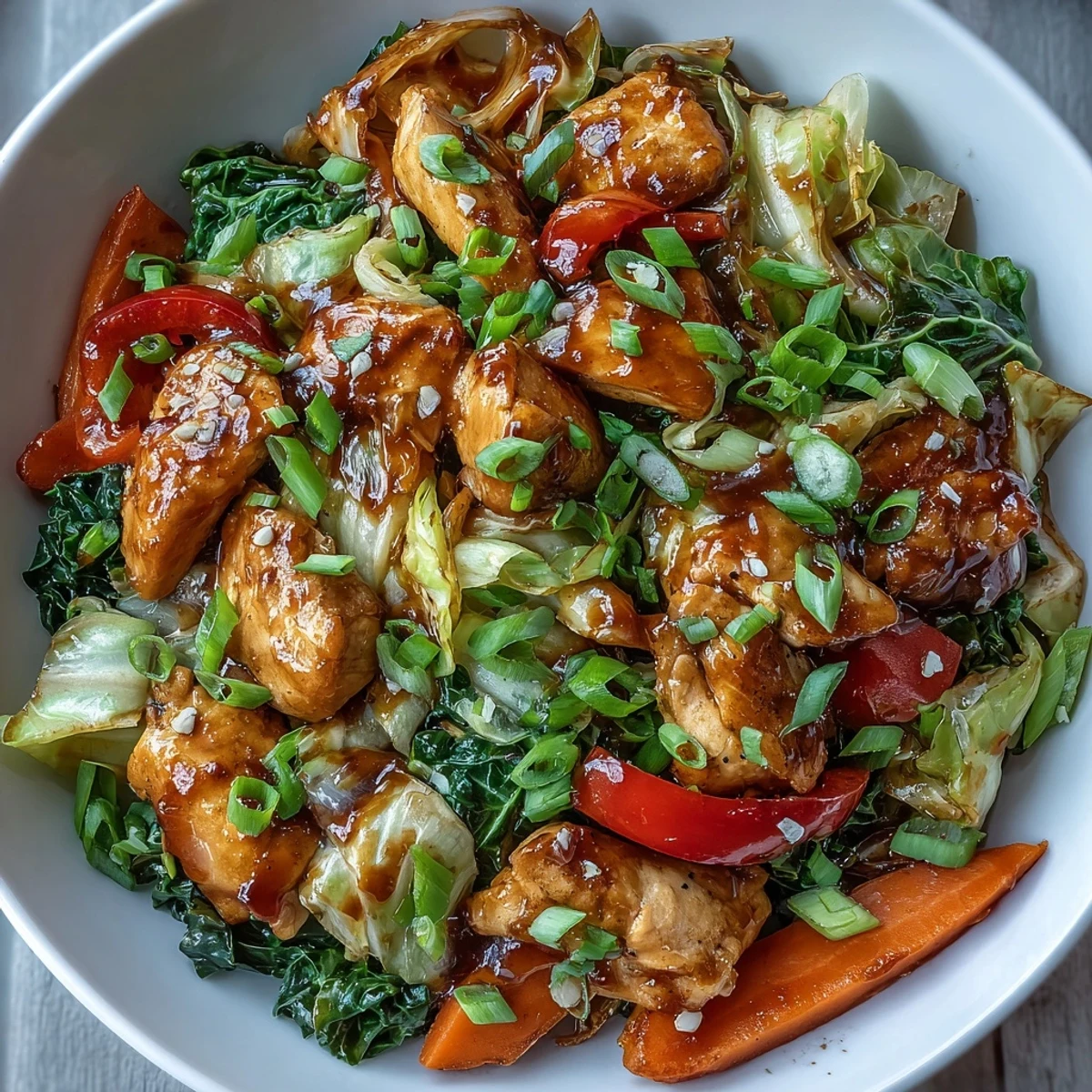 Chicken Cabbage Stir-Fry