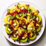 Kiwi Pomegranate Christmas Wreath