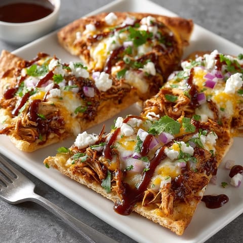 Looking for BBQ Chicken Flatbread Nachos? See these golden-brown squares, perfect party appetizers.