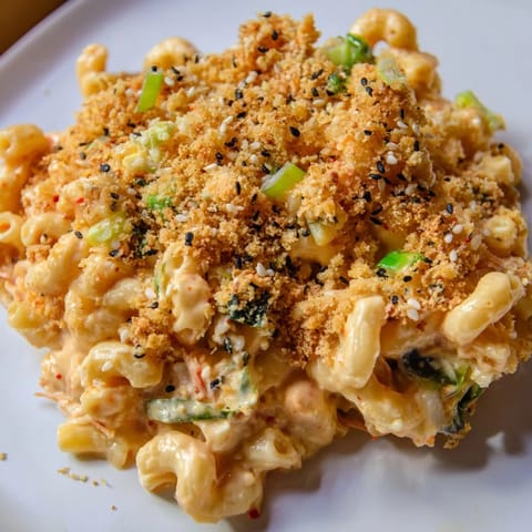 Spicy Kimchi Mac Cheese