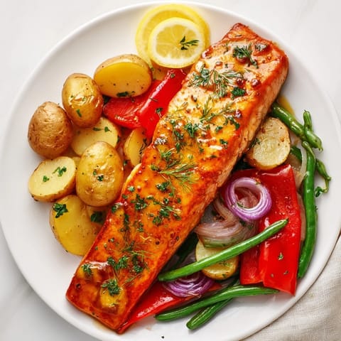 Lemon Herb Salmon Potato