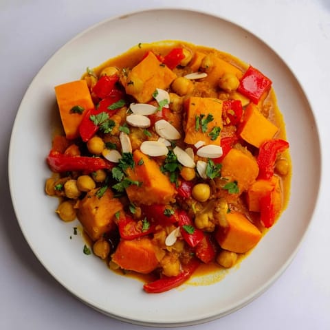 Moroccan Chickpea Sweet Potato