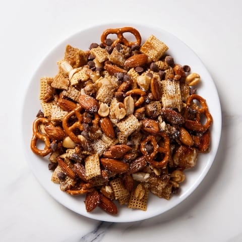 Festive Pine Cone Snack Mix