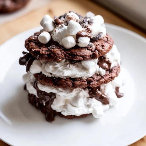 Hot Cocoa Cookie Stack