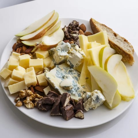 Enjoy a cozy evening with this Fireside Comfort & Cocoa, featuring warm cocoa and a delicious cheese board.