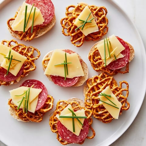 Lattice Window Pretzel Cheese