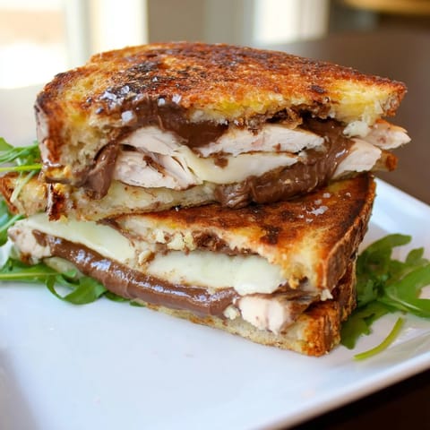 Nutella grilled chicken cheese
