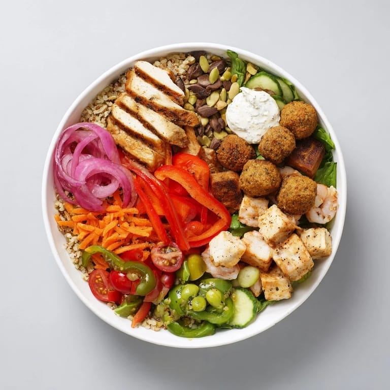 Delicious build-your-own boards feature grilled proteins and fresh veggies for a fun gathering.  