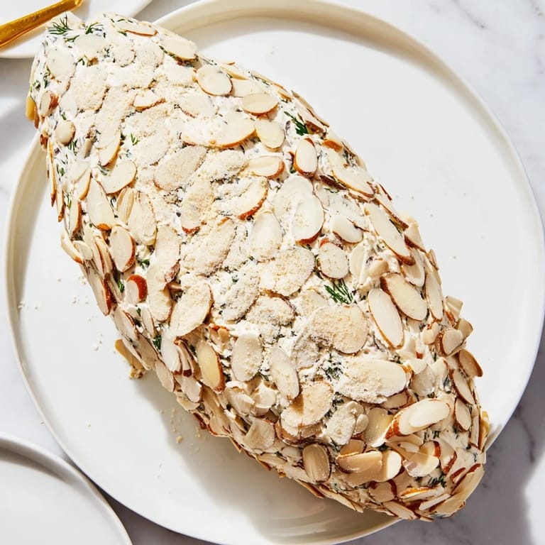 The Snowy Pinecone Centerpiece: Dusted with powdered sugar, this vegetarian appetizer is perfect for the holidays.