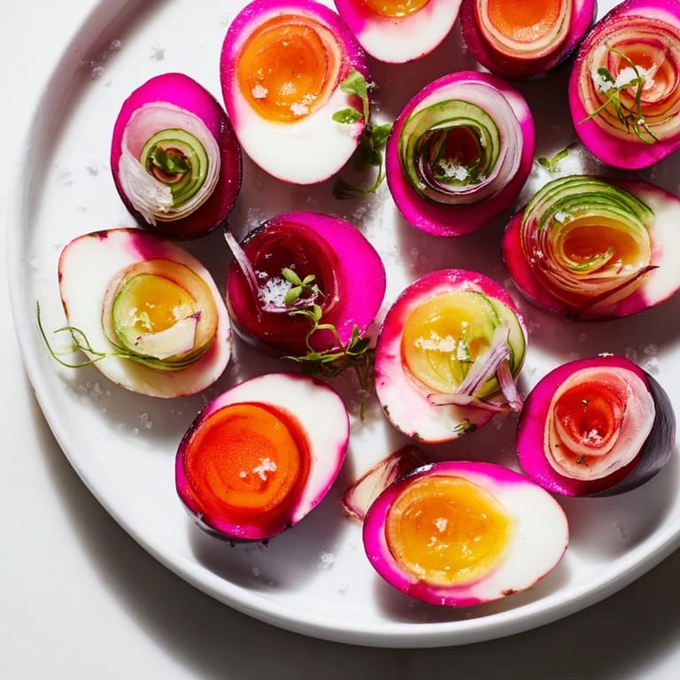 A beautiful black serving board holds the show-stopping The Neon Night appetizer, a feast for the eyes.
